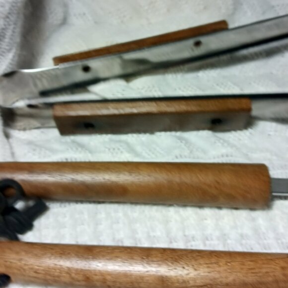 3 Vintage Barbeque Tools, Androck Stainless Steel, Tongs, Fork and Turner - Picture 5 of 6